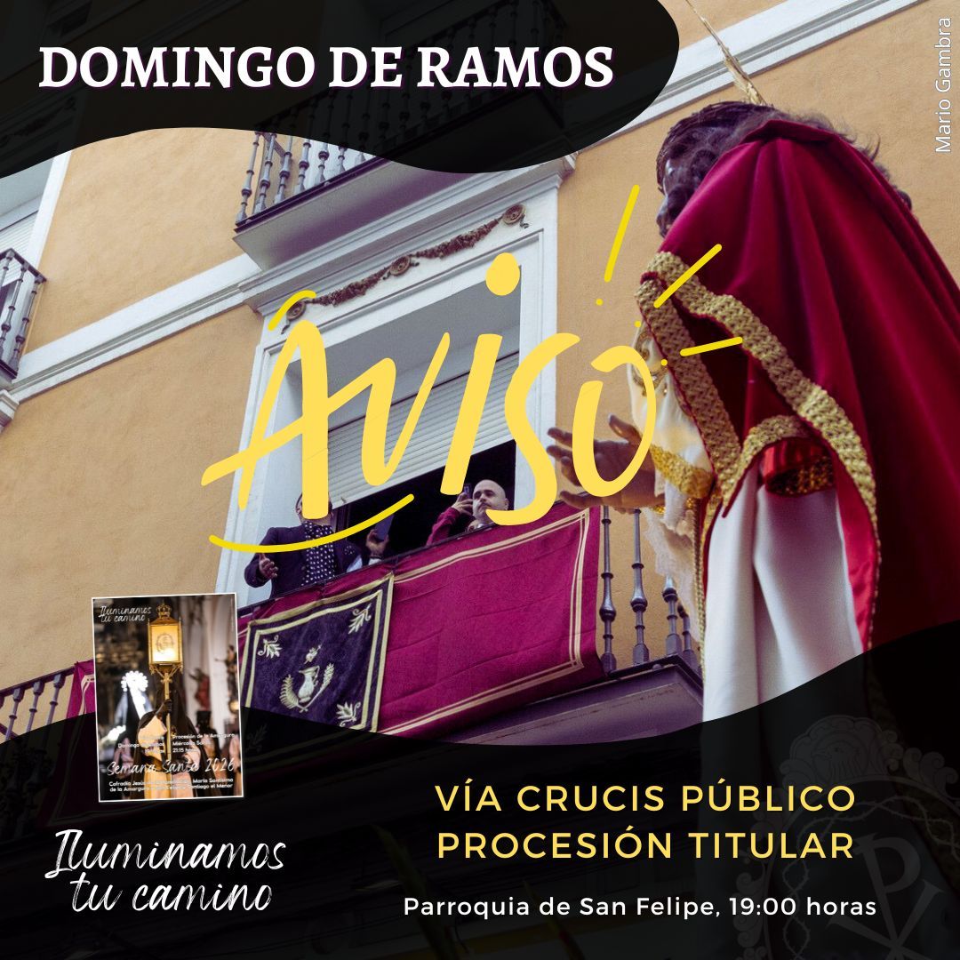 Lee más sobre el artículo Última Hora: Procesión del Vía Crucis