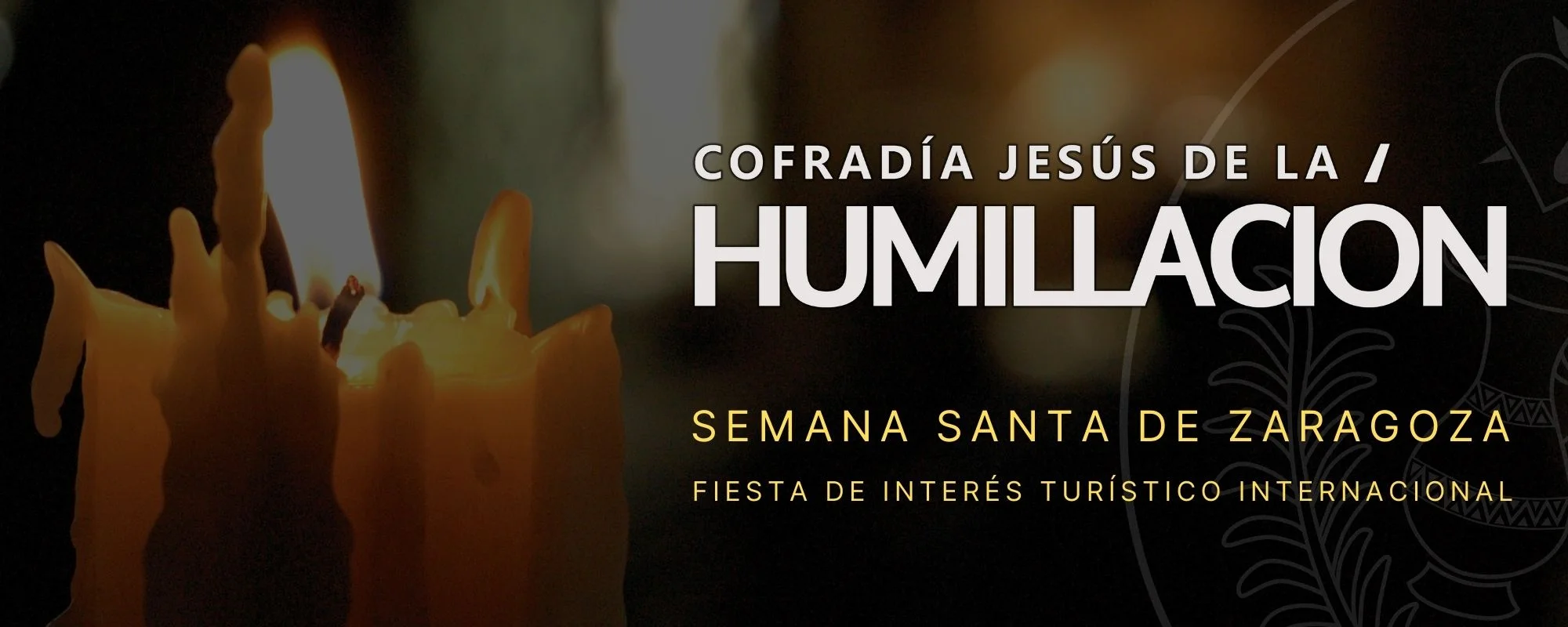 Portada de la Web de la Cofradía Jesús de la Humillación - Zaragoza.