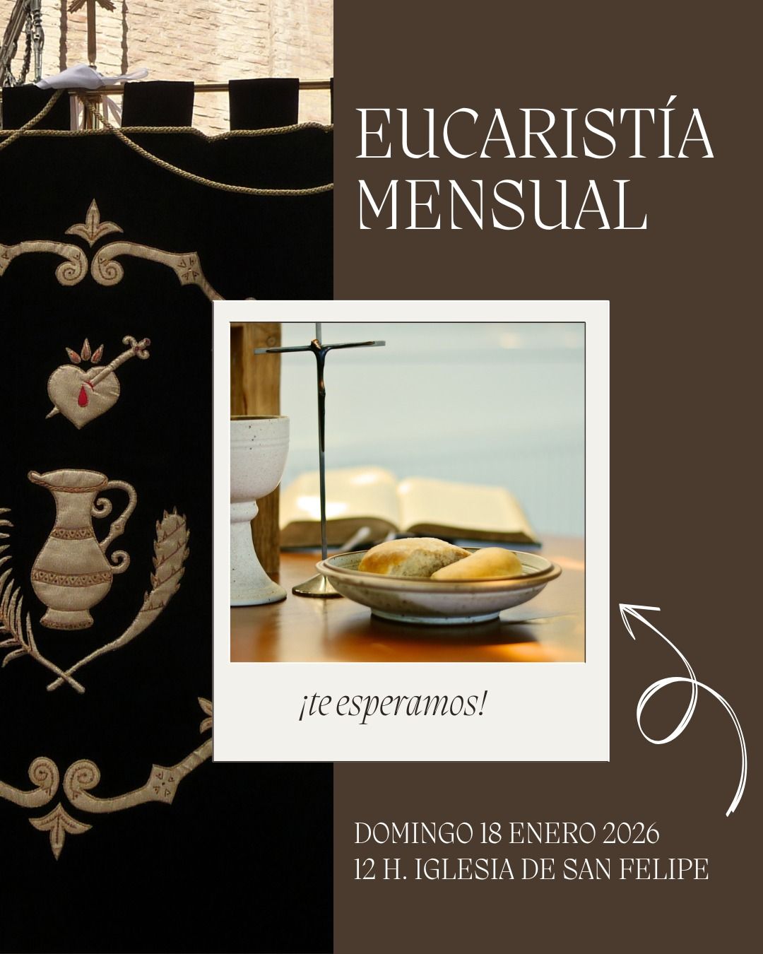 En este momento estás viendo Eucaristía mensual enero
