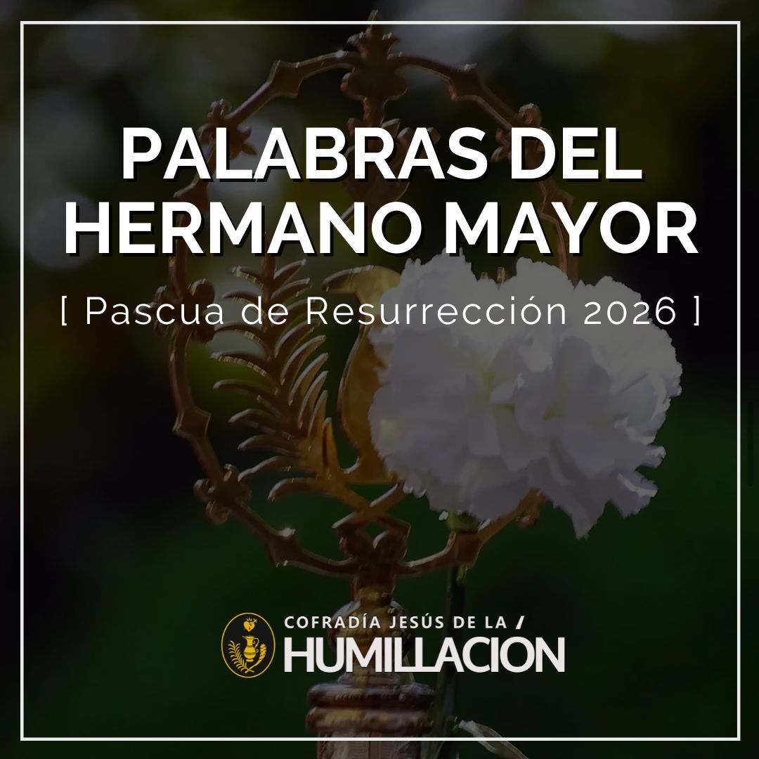 Lee más sobre el artículo Palabras del Hermano Mayor tras la Semana Santa