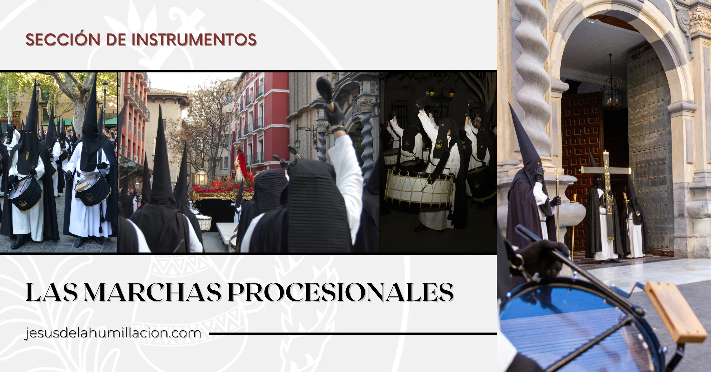 Marchas procesionales. Fotografía Principal: Mario Gambra; Secundarias: Óscar Cubero, Pedro Lobera y Mario Gambra.