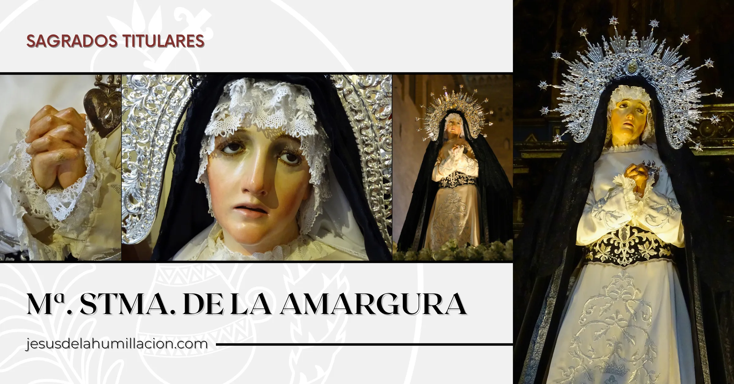 María Santísima de la Amargura (fotografía principal de David Beneded). Fotografías secundarias: David Beneded y Jesús Guillén.