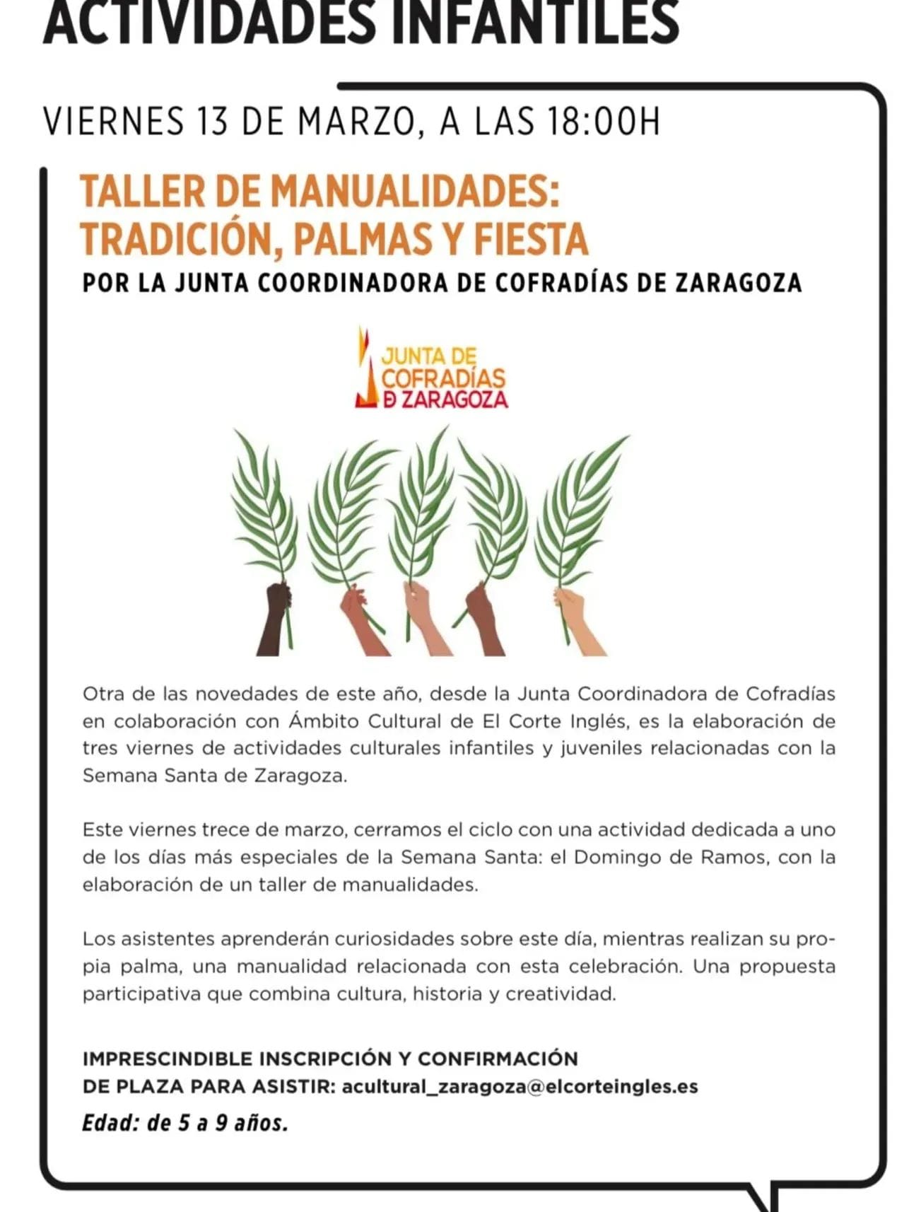 Lee más sobre el artículo Taller de manualidades: Tradición, Palmas y Fiesta