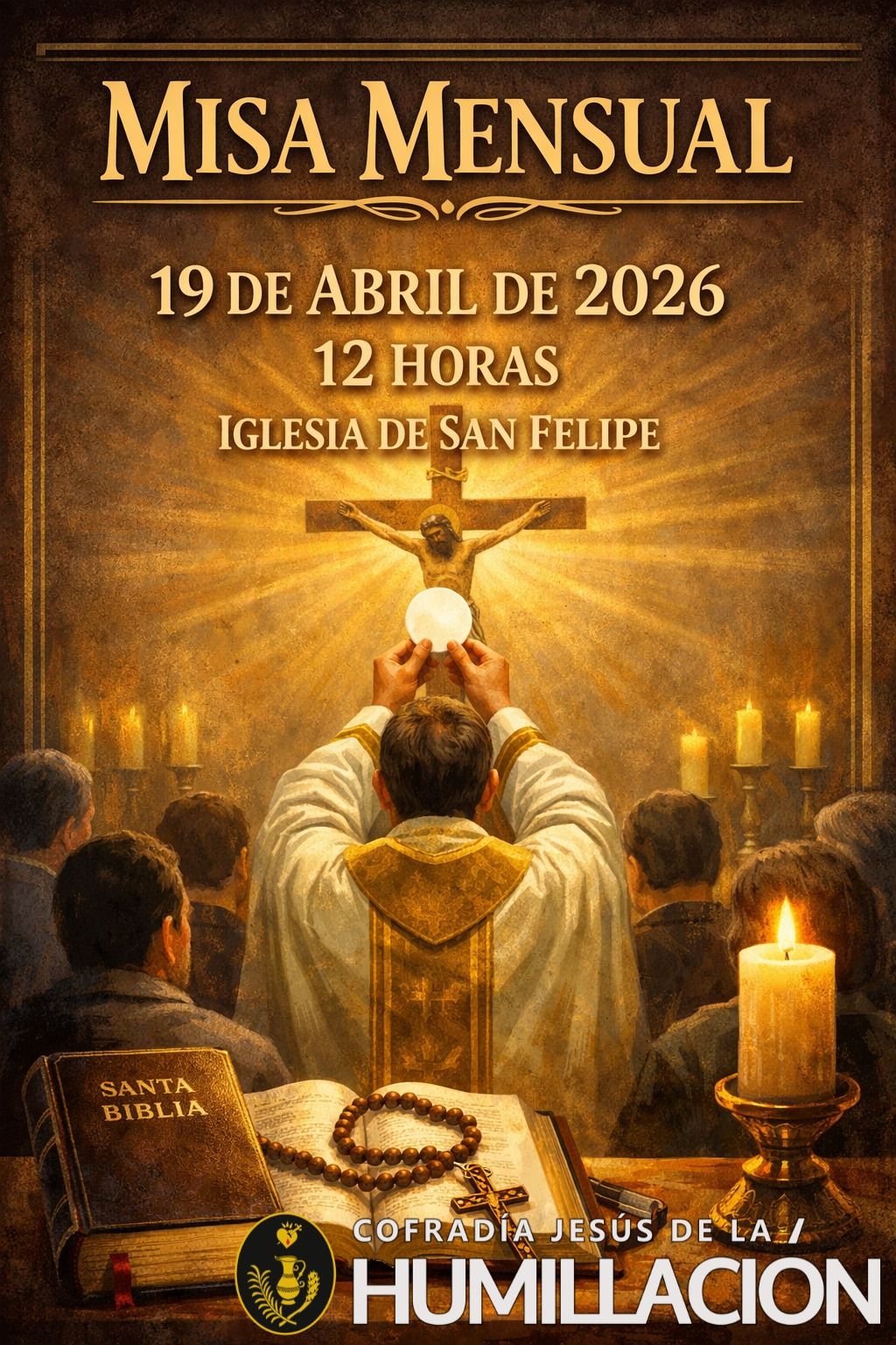 En este momento estás viendo Eucaristía mensual abril