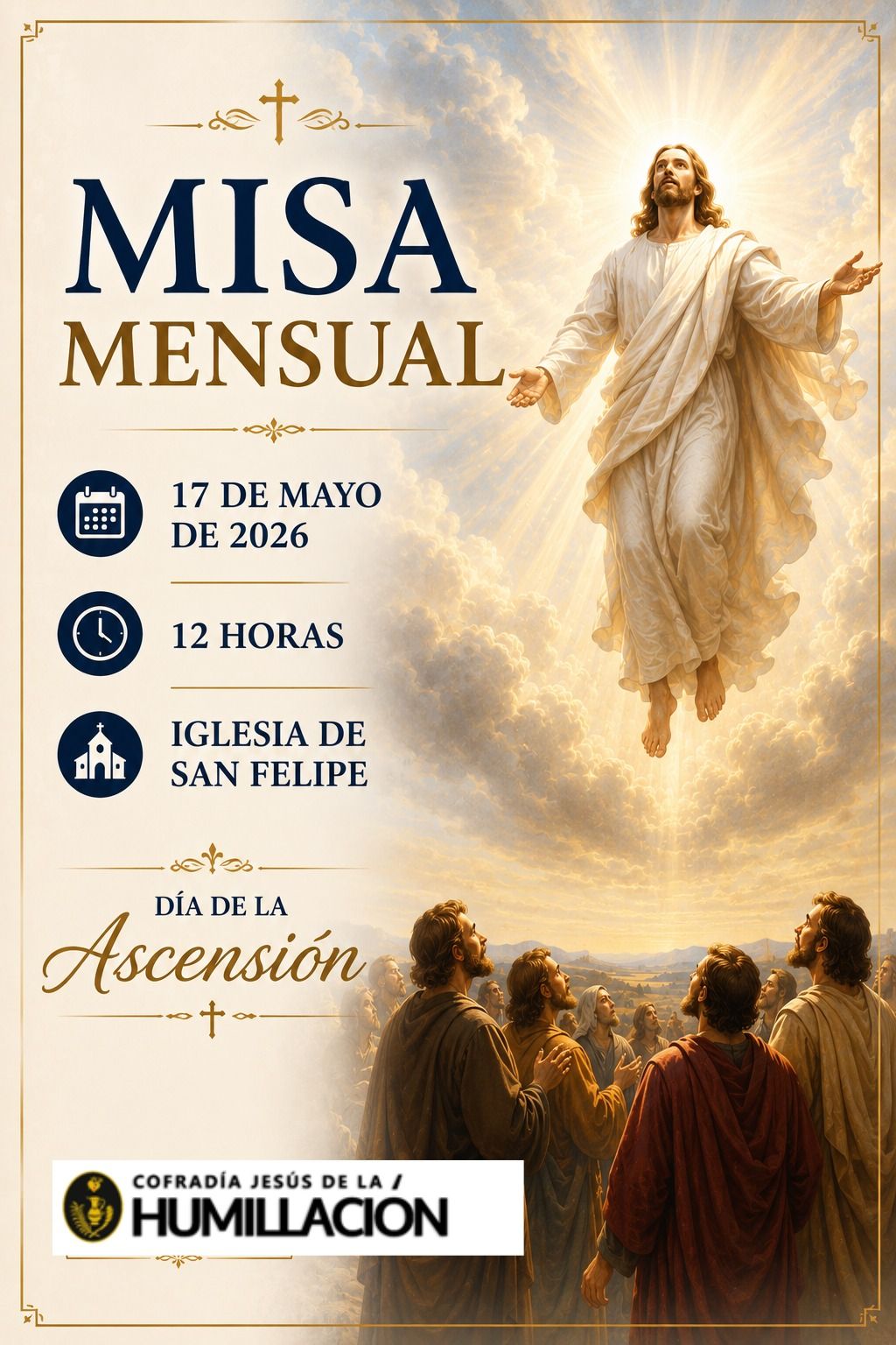 En este momento estás viendo Eucaristía mensual mayo