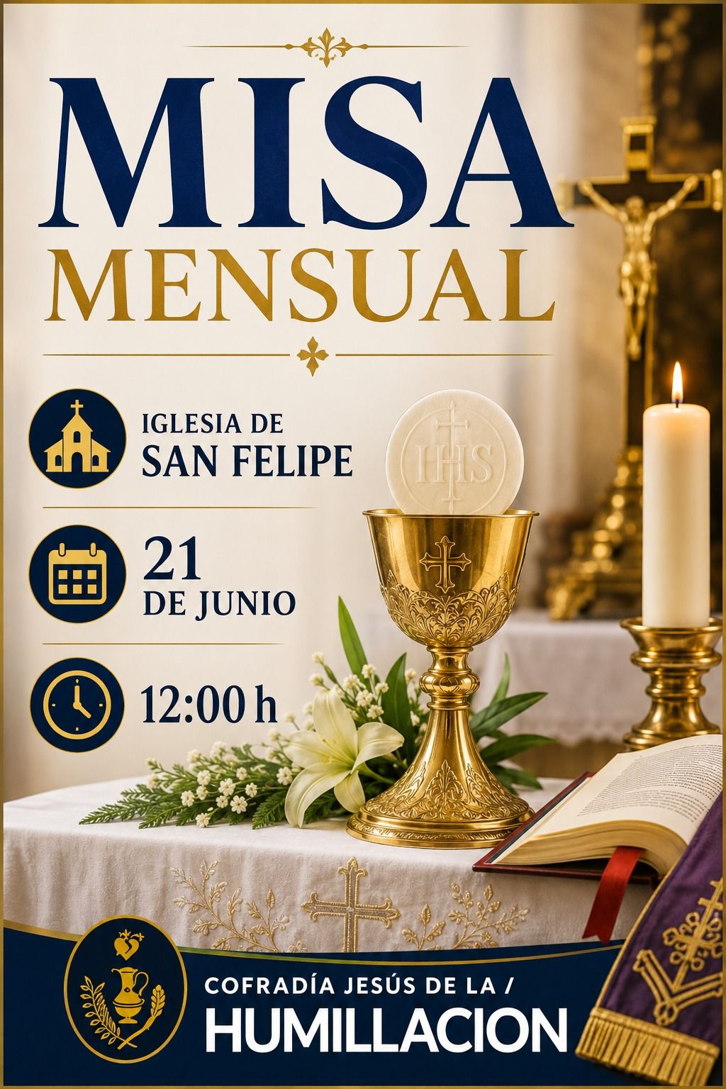 En este momento estás viendo Eucaristía mensual junio